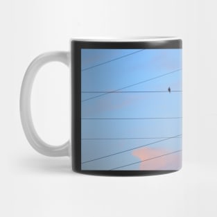 Crested Cloud, Wires and Bird Mug